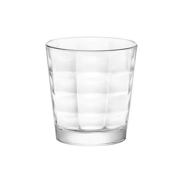 Набір склянок низьких Bormioli Rocco Cube, 245мл, h85мм, 6шт, скло, прозорий