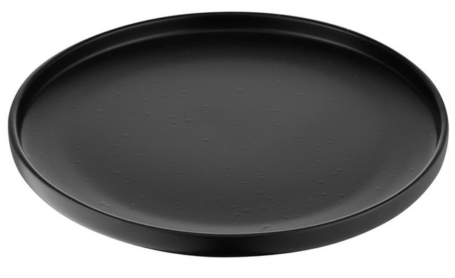 Тарілка обідня Ardesto Trento, 26.5см, кераміка, чорний
