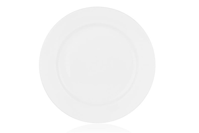 Тарілка обідня Ardesto Prato, 25см, порцеляна, білий