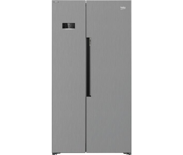 Холодильник Beko SBS, 179x91x71, xолод.відд.-368л, мороз.відд.-190л, 2дв., A+, NF, дисплей, нерж