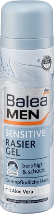 Гель для гоління Balea Men Sensitive, 200 мл 4058172925733