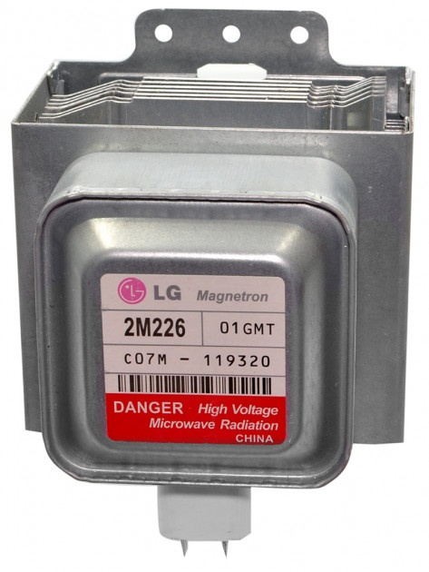Магнетрон мікрохвильовий LG 2М226 - запчастини до мікрохвильових печей LG