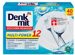 Таблетки для посудомоечных машин Multi-Power Denkmit 40 шт