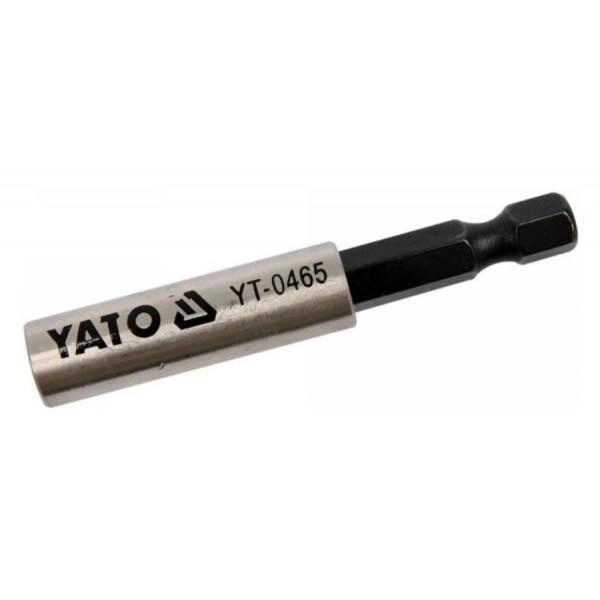 Держатель бит магнитный 1/4" 60мм YATO YT-0465