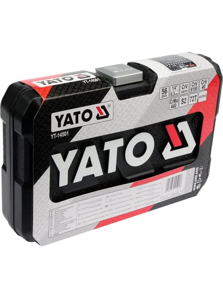 Набор инструментов (56 предметов) Yato YT-14501