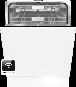 Посудомийна машина Gorenje вбудовувана, 16компл, інверторн, A+++, 60см, TotalDry, Повний AquaStop, Wi-Fi, 3 кошики, білий