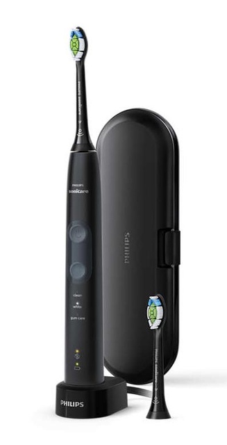 Щітка зубна електр. Philips, Sonicare ProtectiveClean 5100, 62т. колив/хв, насадок-1, футляр, чорний