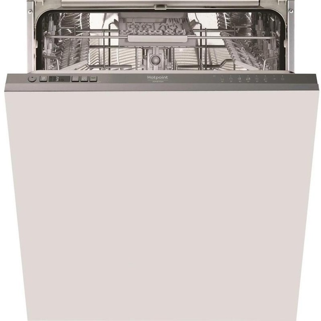 Посудомийна машина Hotpoint вбудована, 13компл., A+, 60см, дисплей, 3й кошик, білий
