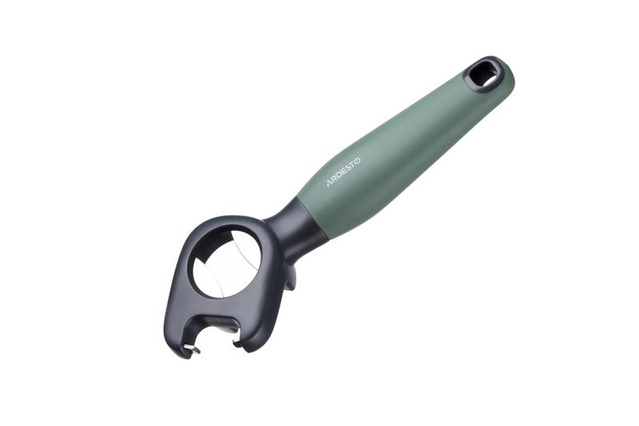 Відкривачка Ardesto Gemini, 17.5см, нержавіюча сталь, пластик, сіро-зелений