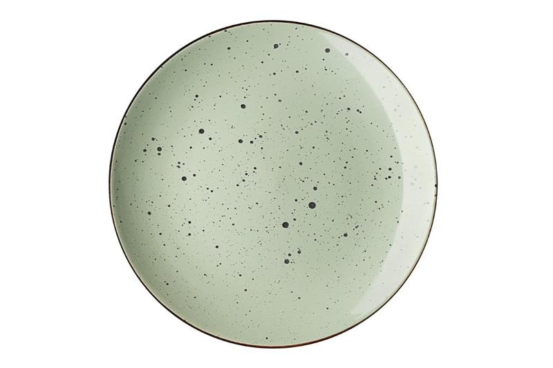 Тарілка десертна Ardesto Bagheria Pastel green, 19см, кераміка, зелений
