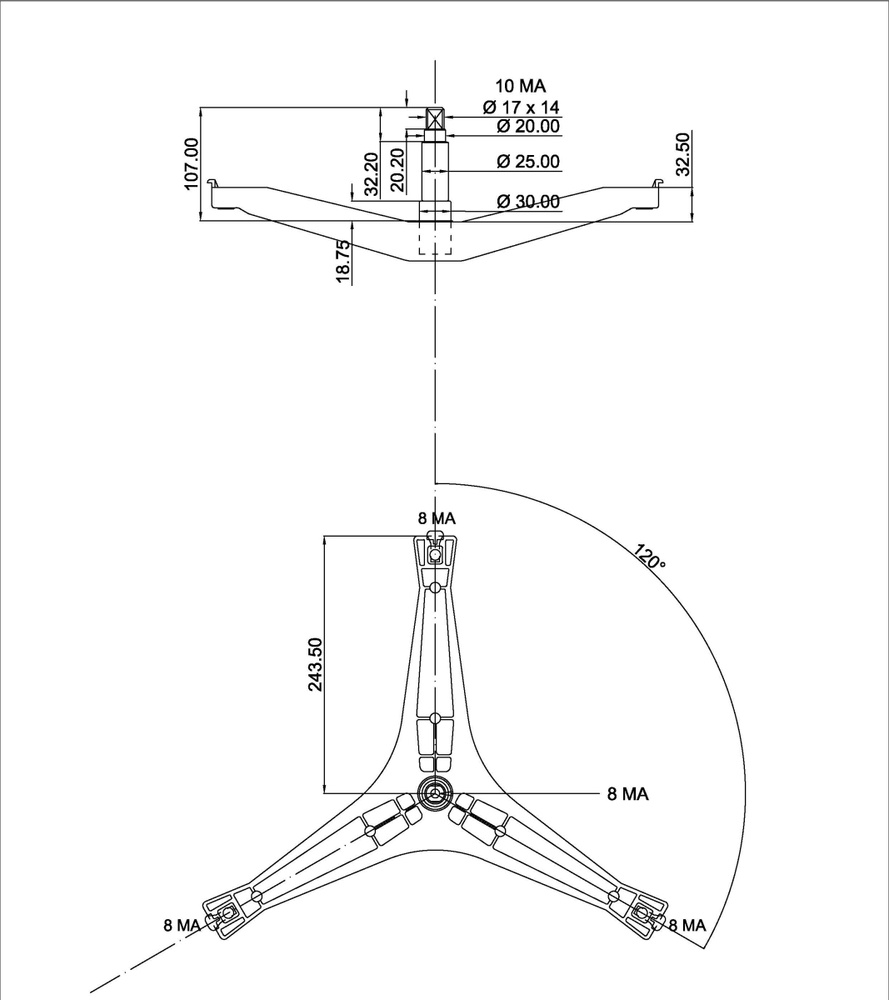 Хрестовина для пральної машини Samsung DC97-15183A