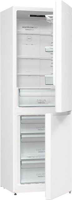 Холодильник з нижн. мороз. камерою Gorenje, 185х60х60см, 2 двері, 203( 99)л, А+, Total NF , Зона св-ті, Внутр. Диспл,