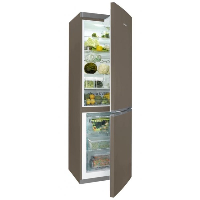 Холодильник Snaige з нижн. мороз., 185x60х65, холод.відд.-214л, мороз.відд.-88л, 2дв., A++, ST, сіро-бежевий