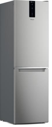 Холодильник Whirlpool з нижн. мороз., 191x60х68, холод.відд.-231л, мороз.відд.-104л, 2дв., А+, NF, дисплей, зона нульова, нерж