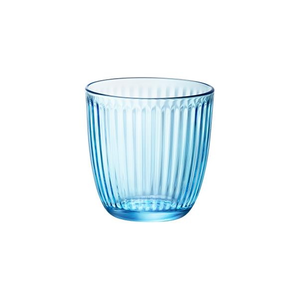Склянка низька Bormioli Rocco Line Aqua, 290мл, скло, Lively Blue