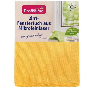 Серветка віконна із мікроволокна 2в1 Profissimo, 1 шт. ЖОВТА - побутова хімія мило, сервертки, універсальні засобиProfissimo