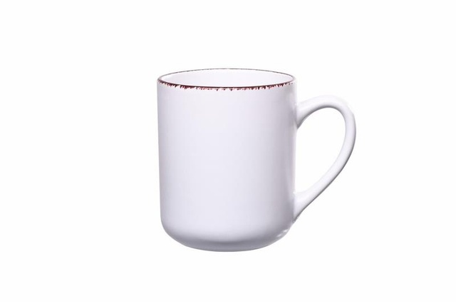 Чашка Ardesto Lucca Winter white, 330мл, кераміка, білий