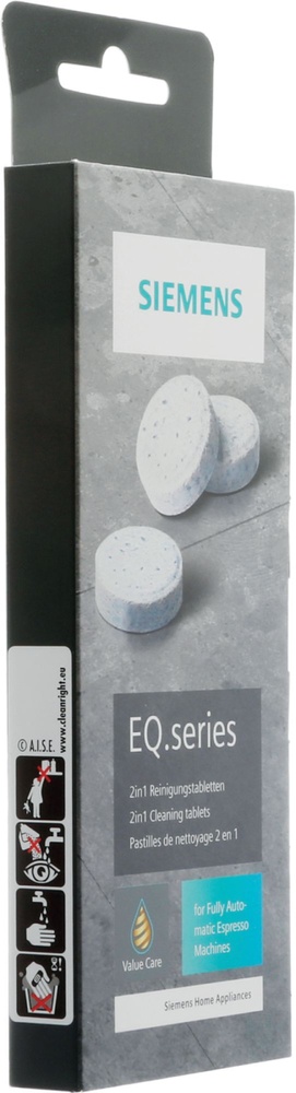 Таблетки для очистки от эфирных масел для кофемашин (10 шт.) Bosch 00312097 (TZ80001A), 220 г - бытовая химия для кофеварок и кофемашин Bosch