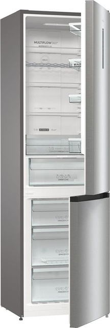 Холодильник з нижн. мороз. камерою Gorenje, 200х60х60см, 2 двері, 235( 96)л, А++, Total NF , Зона св-ті, Зовн. Диспл
